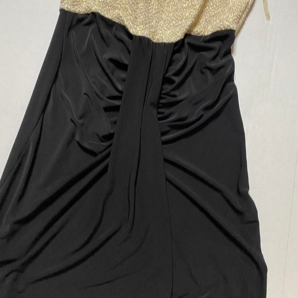 Y2K LATINA Gold and black mini dress